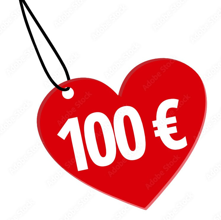 € 100,00 Shoptegoed + 8% extra tegoed