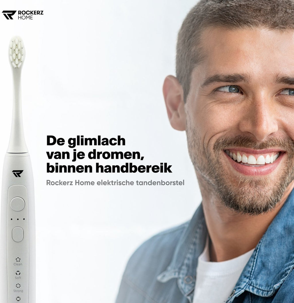 Rockerz Elektrische Tandenborstel - Wit