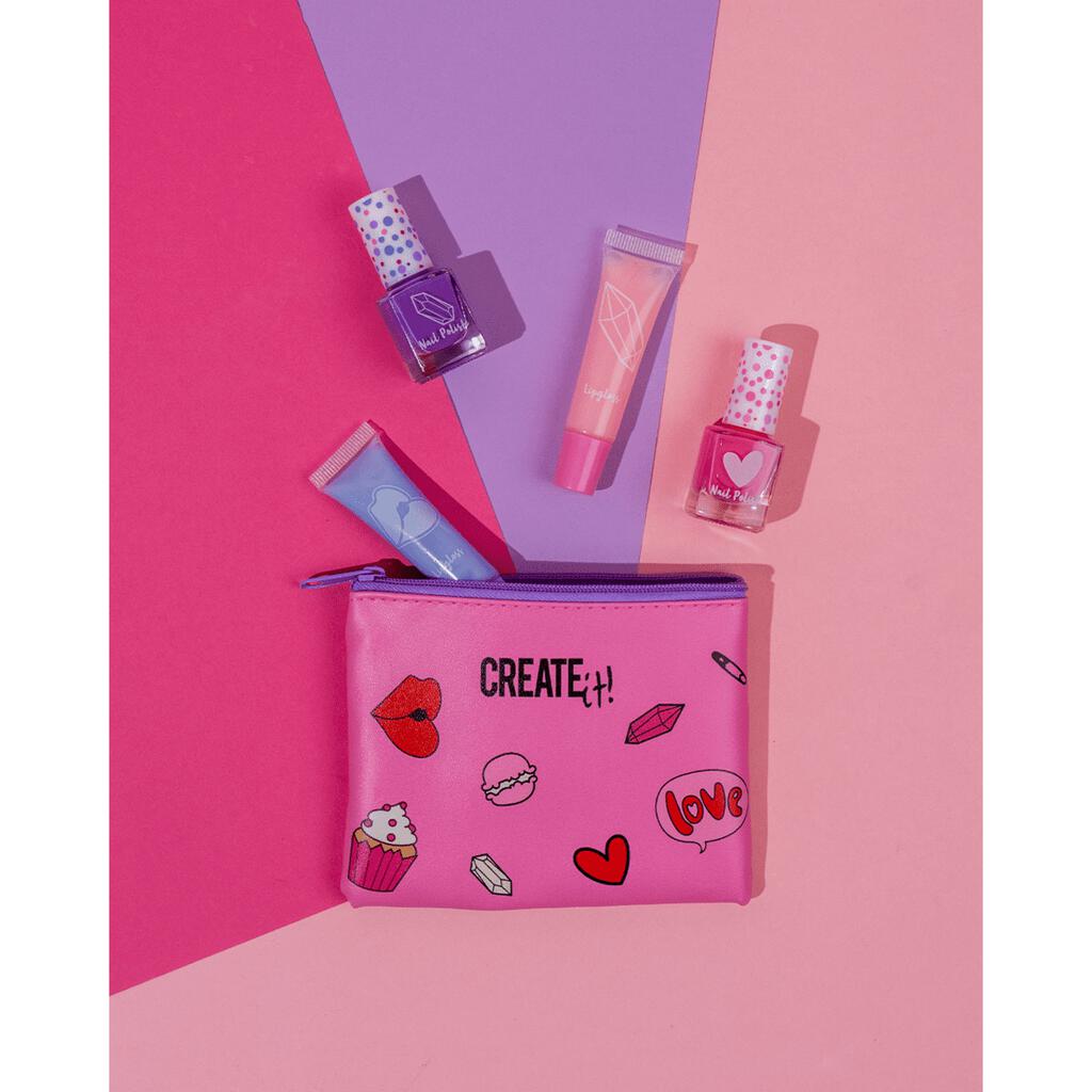 28 Punten....Make Up Set Fluffy Magneet Sluiting