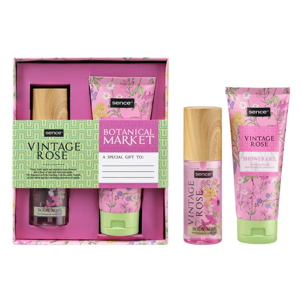 24 Punten....Vintage Rose gift set