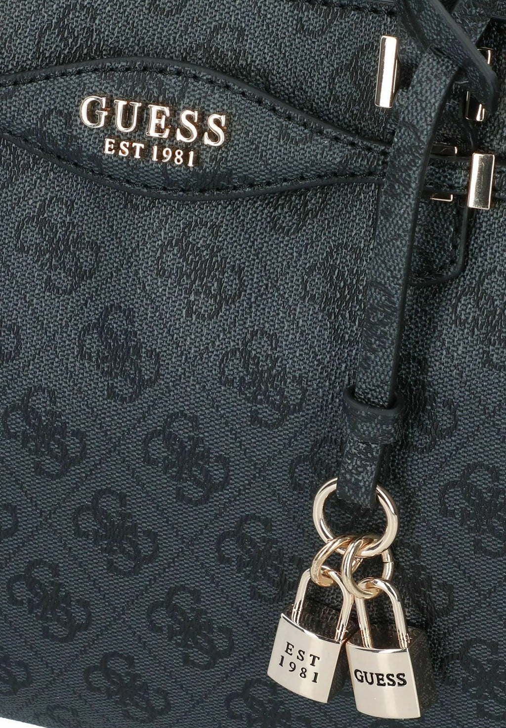 Guess KATYA - Handtas - coal logo