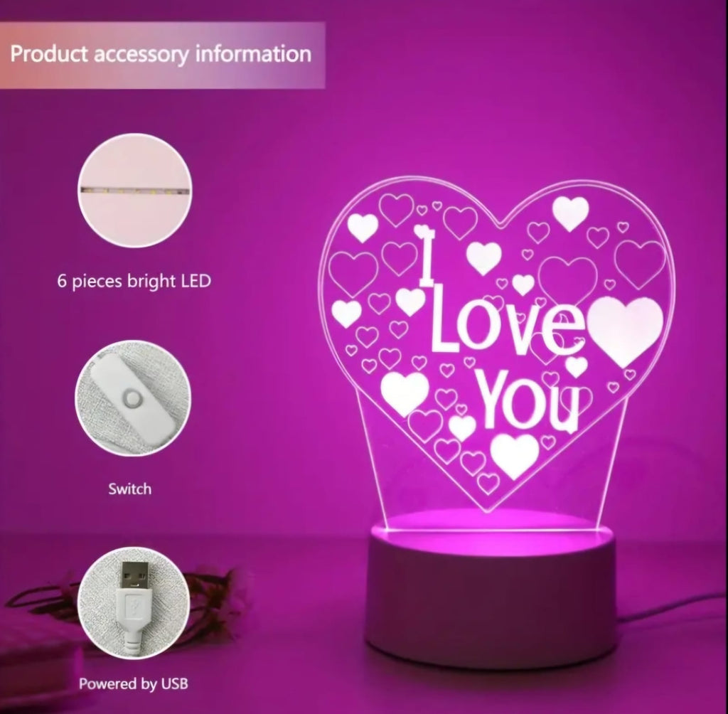 40 Punten.... I Love You lichtje voor de echte liefde.