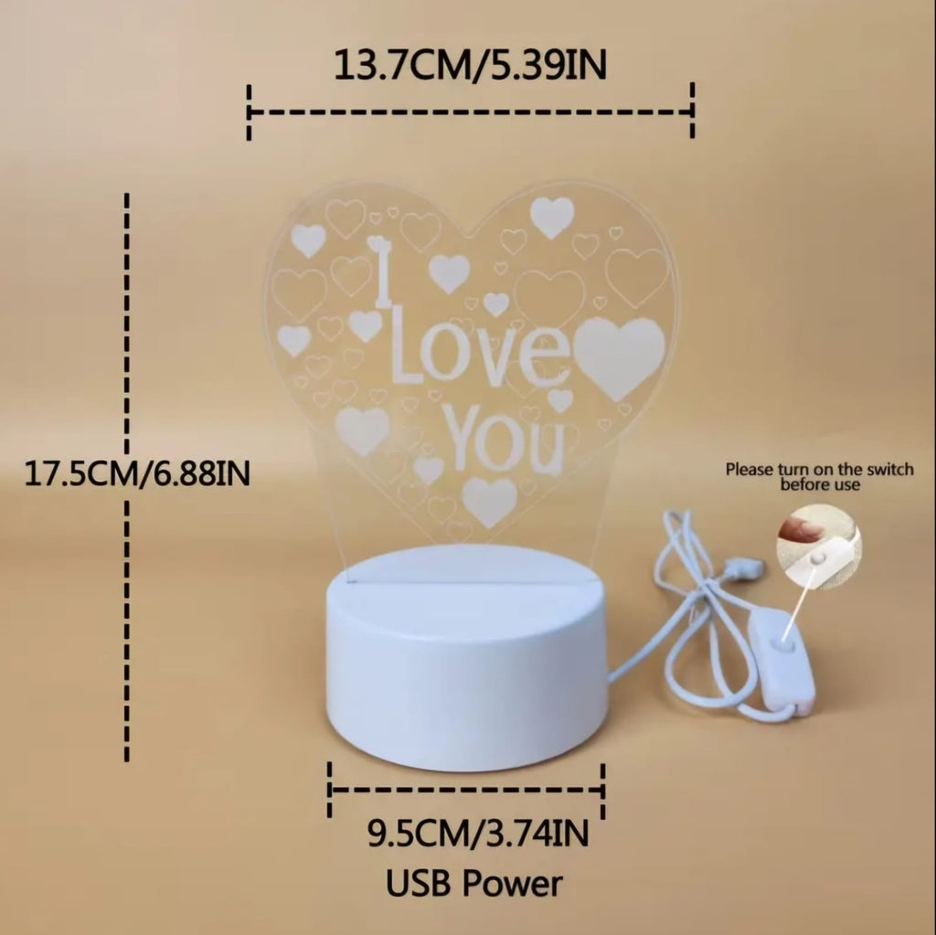 40 Punten.... I Love You lichtje voor de echte liefde.