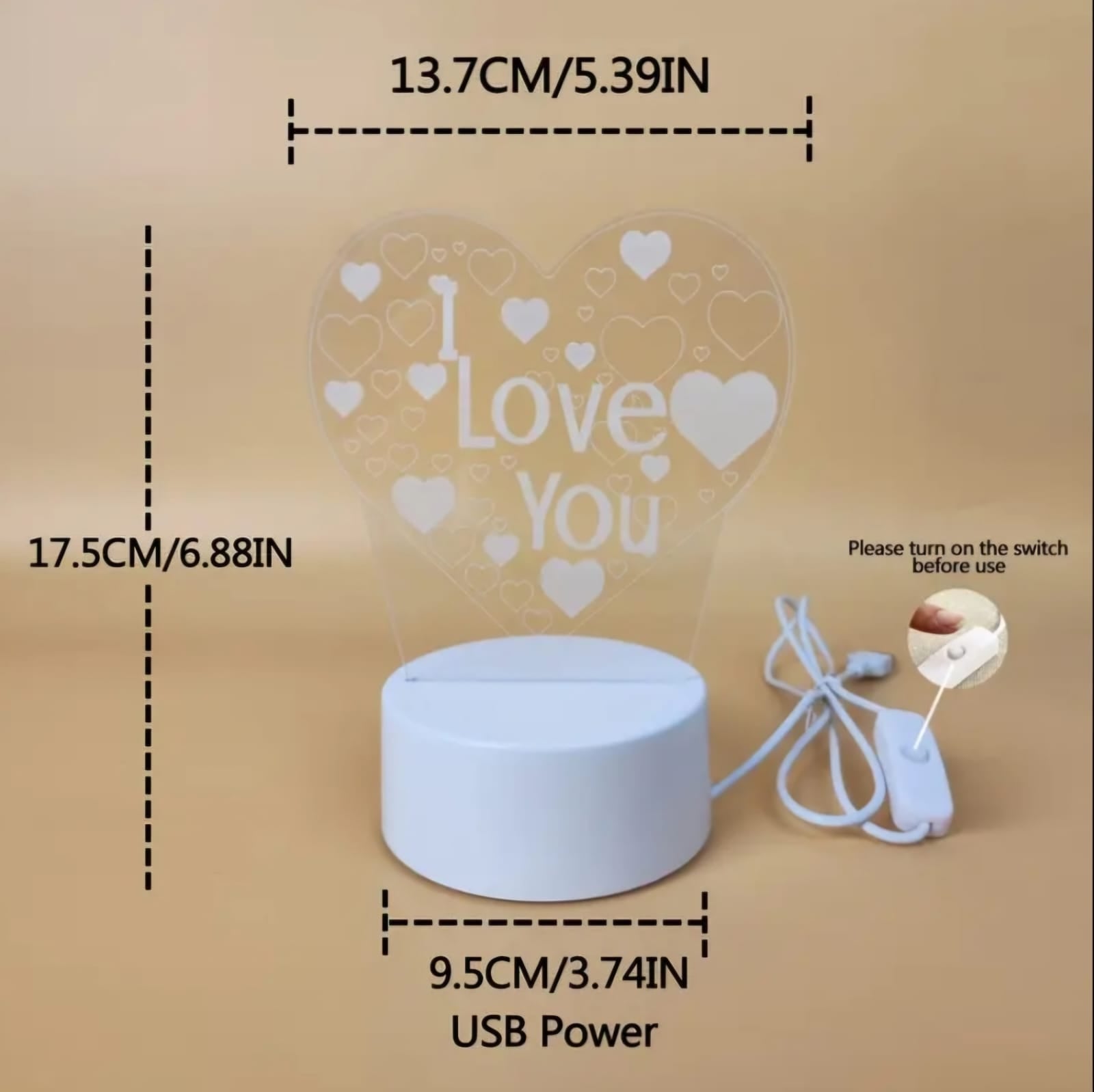 40 Punten.... I Love You lichtje voor de echte liefde.