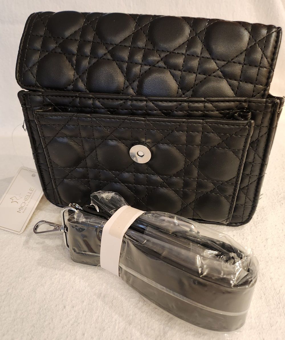 Schoudertasje MICHELLE-zwart-stijlvol