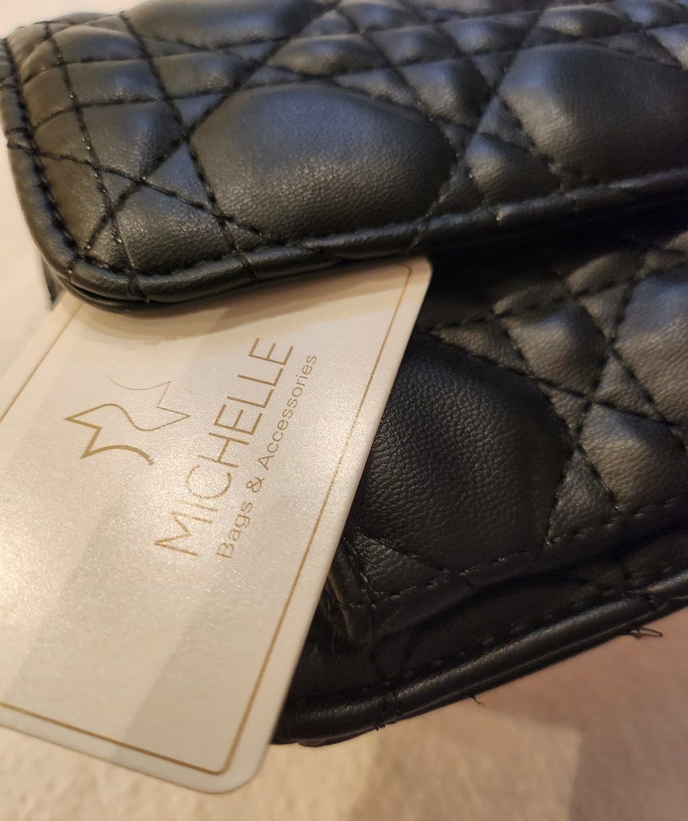 Schoudertasje MICHELLE-zwart-stijlvol