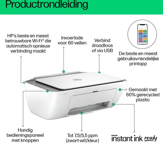 12 Punten.... HP DeskJet All in One Printer
