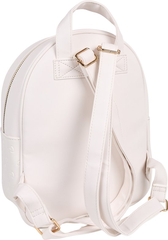 Hello Kitty Witte leren rugzak met sleutelhanger,