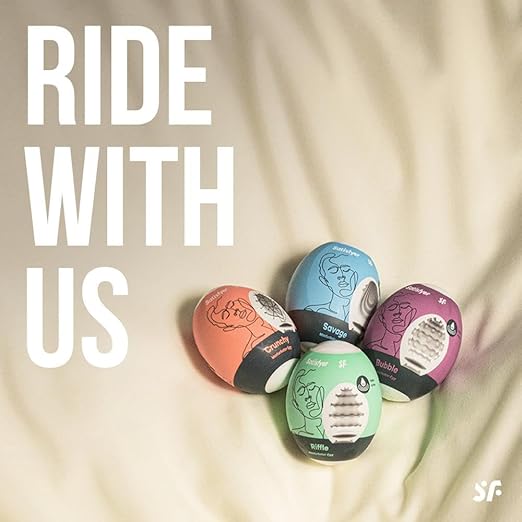 65 Punten.... Masturbator egg Set - 3 stuks (Naughty, Savage & Crunchy)