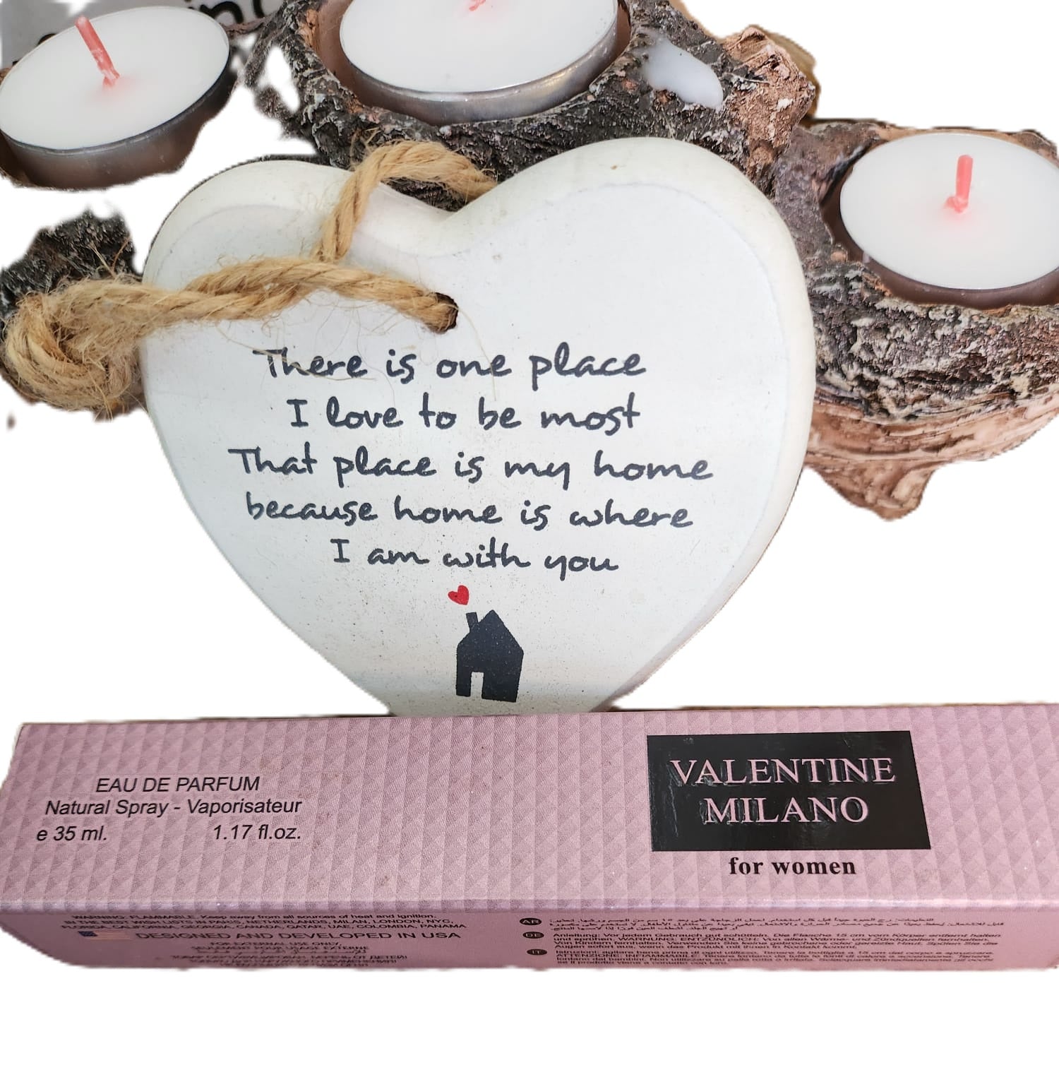 24 Punten.... Valentino Milano tassen parfum 35ml