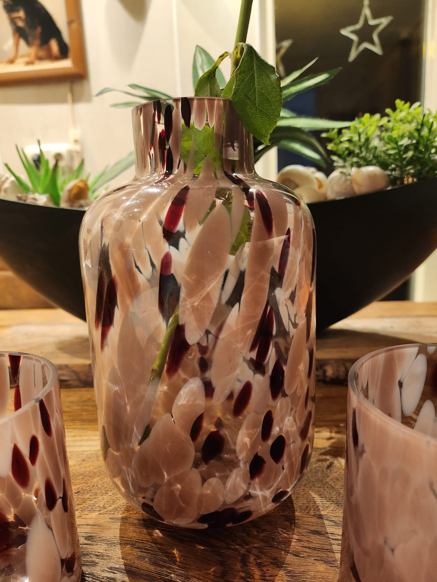 3-Delige + Theelichten houder set + Vaas