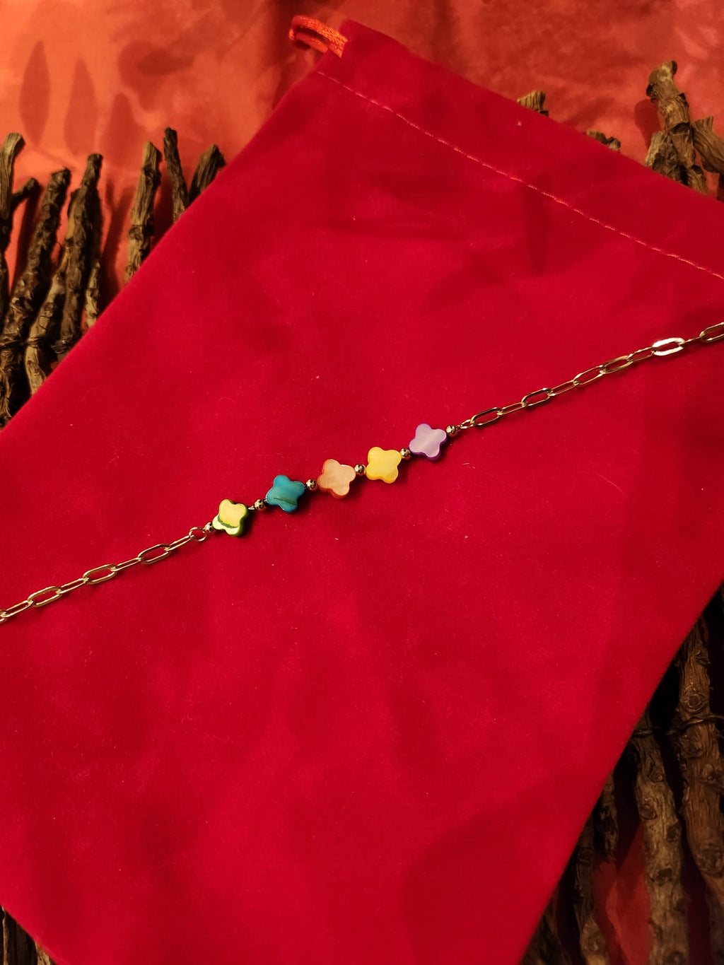 Vrolijk eenvoudig sieraden-setje