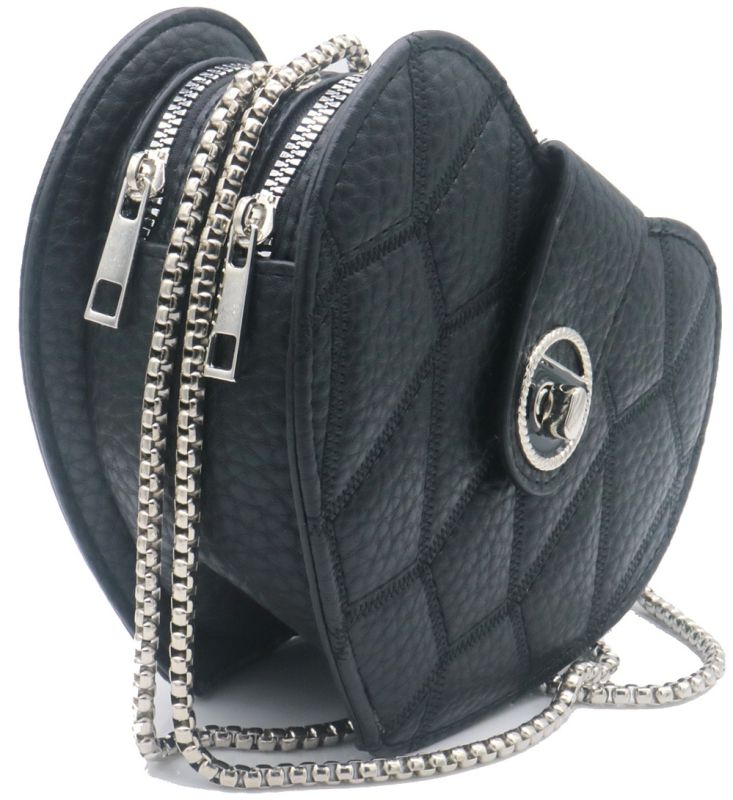 Zwarte handtas in de vorm van een hart – Zwart