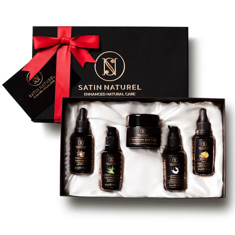 10 Punten.... Geschenkdoos met Satin Naturel producten