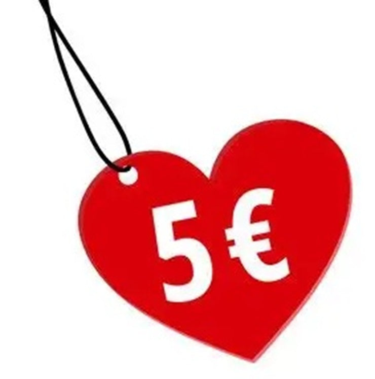 € 5,00 Shoptegoed + 0% extra tegoed