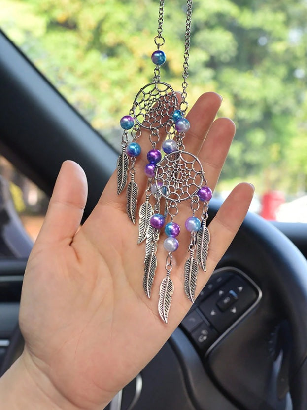 12 Punten....RVS veren dromenvanger windgong