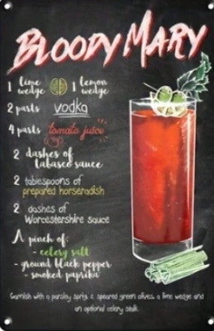 Decoratieve cocktail-borden