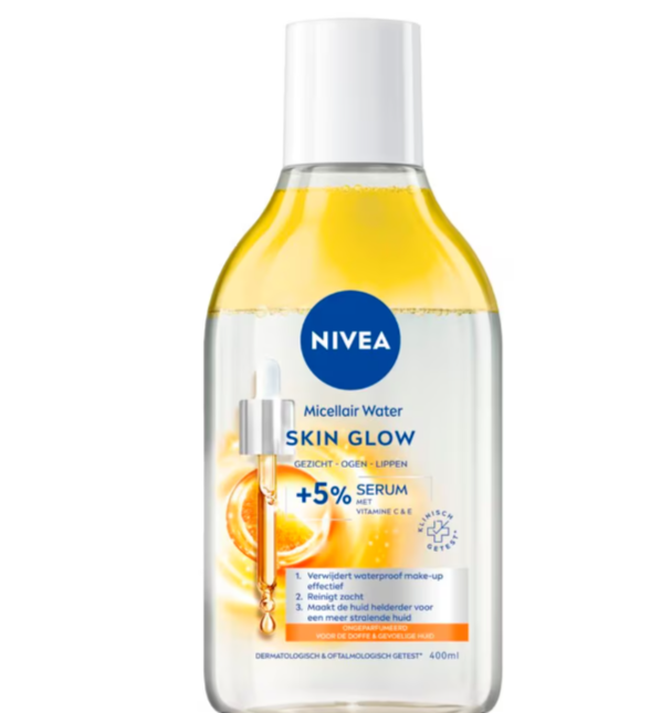 48 Punten....NIVEA Skin Glow Micellair Water