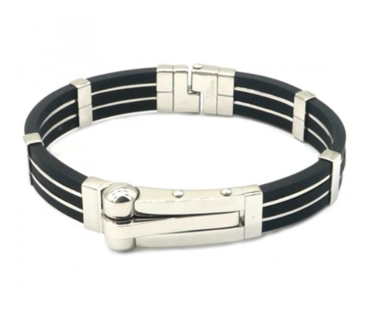 RVS Zilverkleurige Heren armband