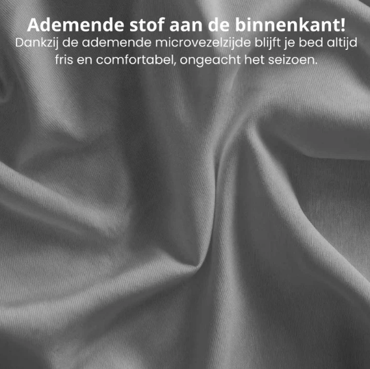 Dekbedovertrek Summer Teddy - Antraciet 140x200/220