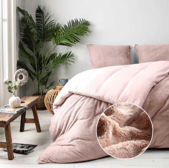 140x200/220 Dekbedovertrek Summer Teddy -Roze