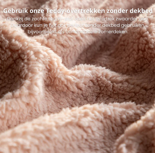 140x200/220 Dekbedovertrek Summer Teddy -Roze