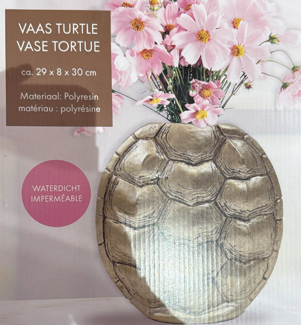 60 Punten.... Mooie Schildpad vaas