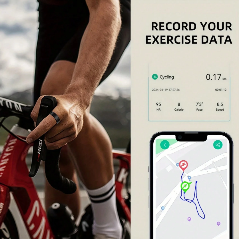 13 Punten.... Smart rond Fitness Tracker voor dames en heren