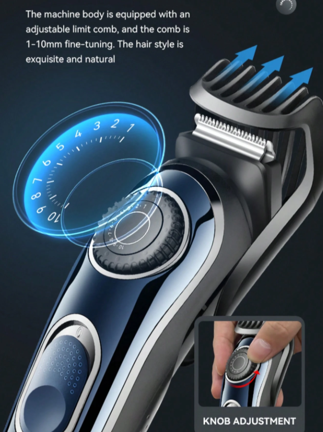 68 Punten.... Draadloze baardtrimmer voor mannen