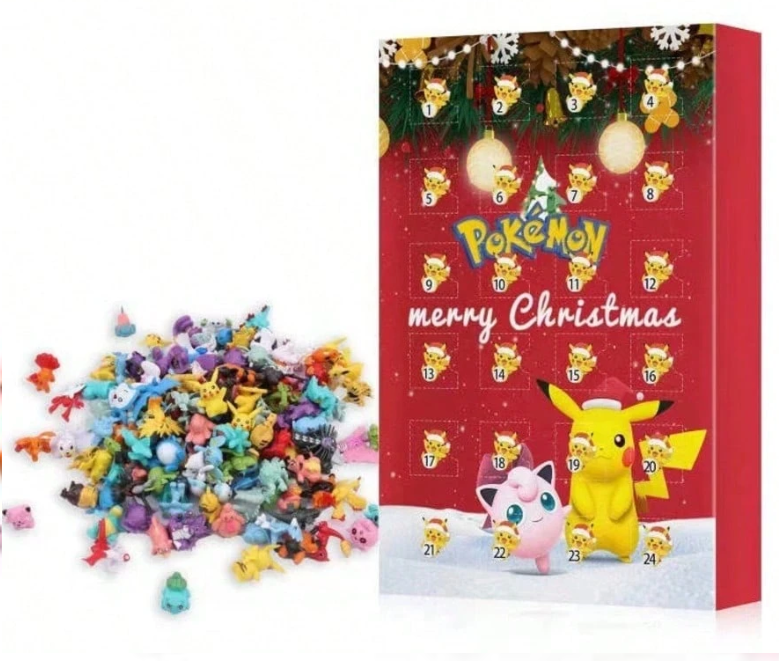 48 Punten.... Pokemon Adventkalender 24 dagen