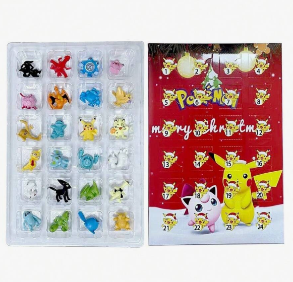 48 Punten.... Pokemon Adventkalender 24 dagen