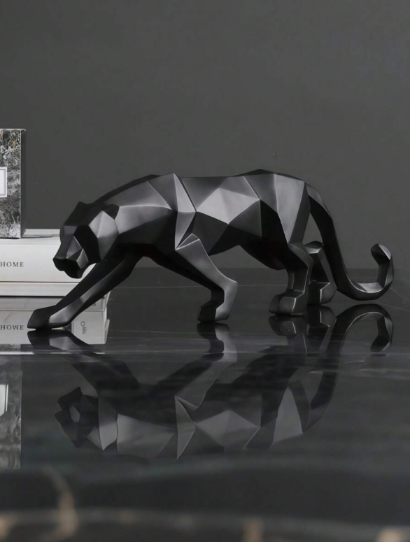 Geometrisch panterbeeld - Hand gemaakt