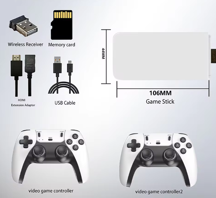 11 Punten.... Nieuw !! 4K TV Game Stick M15 ultra 64G 128G