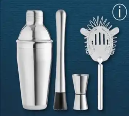 RVS Cocktail Shaker-Set voor liefhebbers