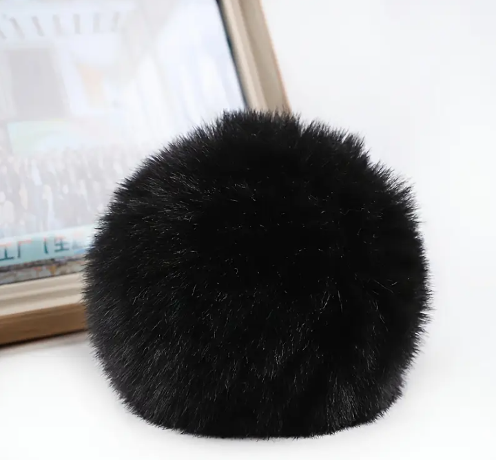 08 Punten.... Realistische Pluche Nep Konijnenbont Bal Hanger