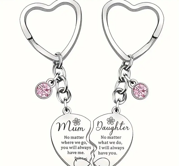 13 Punten.... Moeder-Dochter Liefde Sleutelhanger