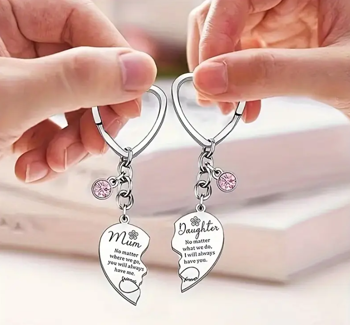 13 Punten.... Moeder-Dochter Liefde Sleutelhanger