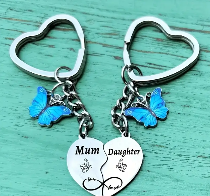 13 Punten.... Moeder-Dochter Liefde Sleutelhanger