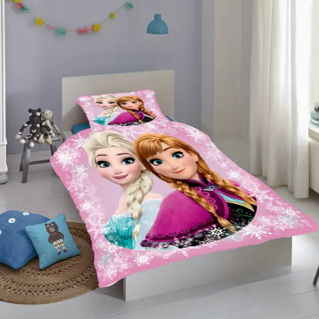 80 Punten.... Prinses Elsa Disney Gedrukte Dekbedovertrek