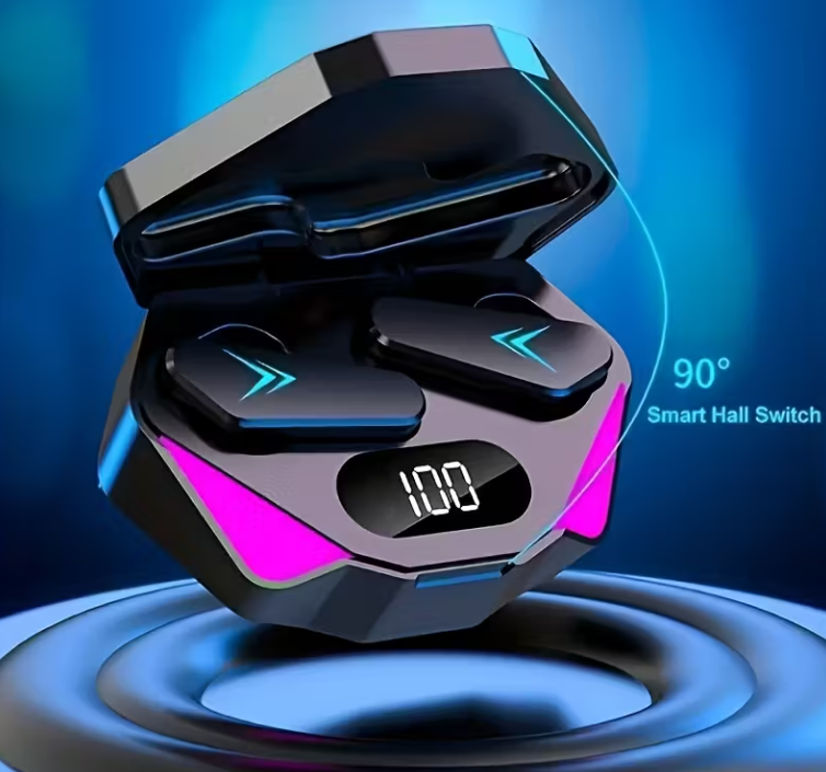 Draadloze gaming oordopjes met oplader