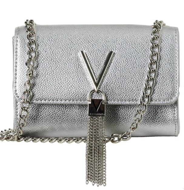 Valentino Bags  metallic clutch