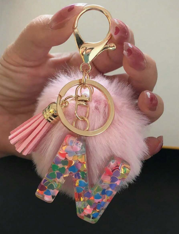 K-J-S-A-N-E beginletter sleutelhanger