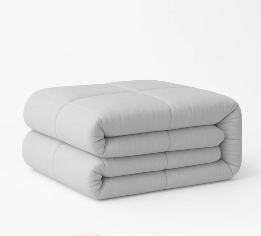 10 Punten.... Easy Dekbed Zonder Overtrek - Zilvergrijs