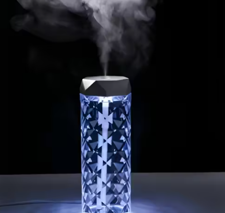 Ultra-Stille Kristallen Luchtbevochtiger: 7-Kleur LED