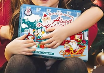 LEMESO Metalen puzzels, adventskalender, 24 st van metaal