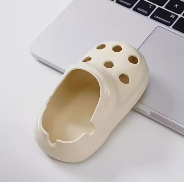 Willekeurige kleur asbak schoentje