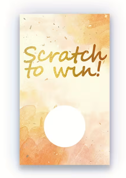 LuckyLina willekeurige kras-kaart