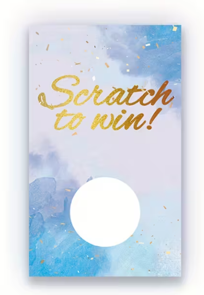 LuckyLina willekeurige kras-kaart