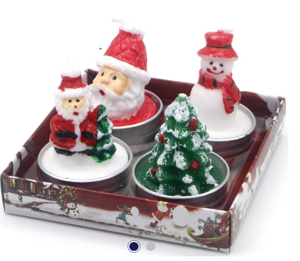 Kerst Waxine lichtje willekeurig model