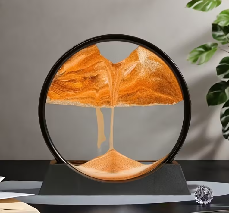 Geel/Zandkleur - Luxe Automatische Zandloper